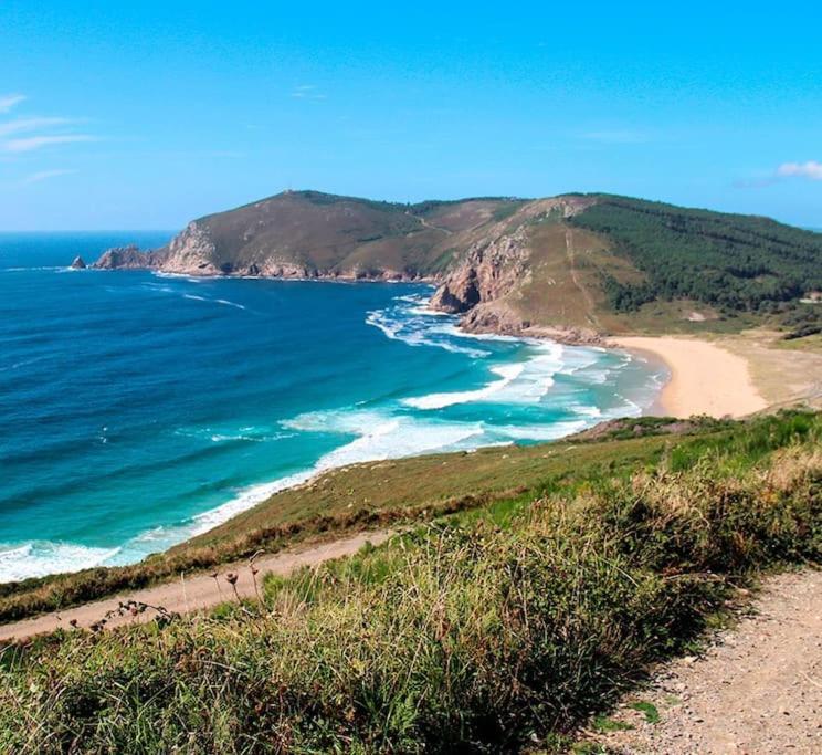 Piso A Capela Con Vistas Al Mar Lägenhet Finisterre Exteriör bild