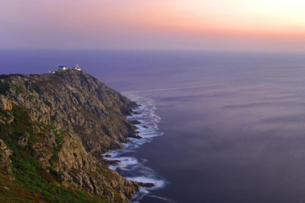 Piso A Capela Con Vistas Al Mar Lägenhet Finisterre Exteriör bild