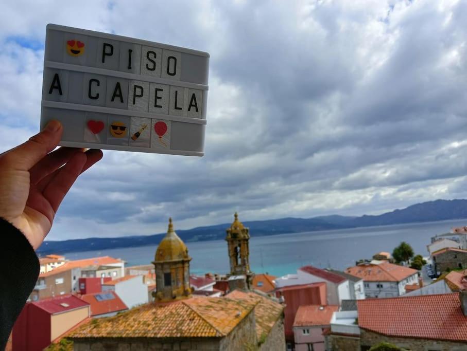 Piso A Capela Con Vistas Al Mar Lägenhet Finisterre Exteriör bild