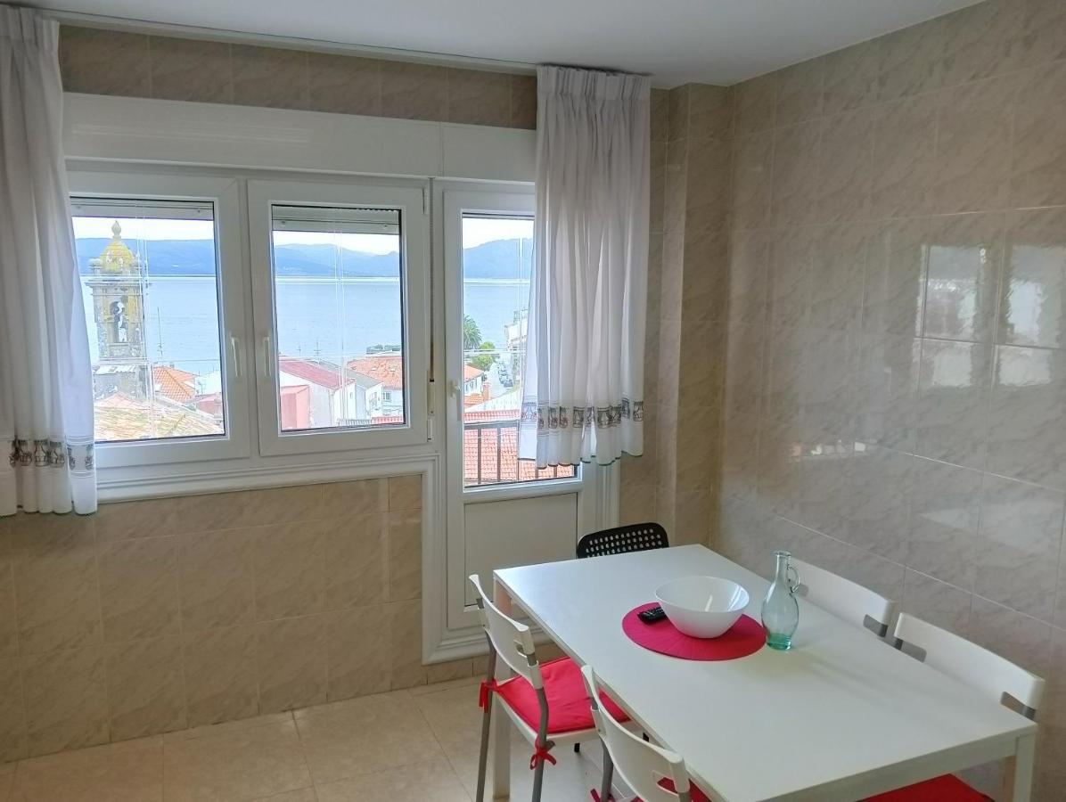 Piso A Capela Con Vistas Al Mar Lägenhet Finisterre Exteriör bild