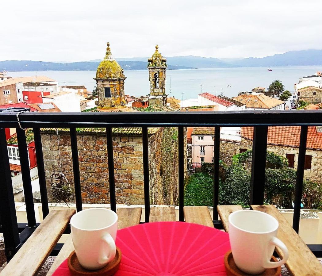Piso A Capela Con Vistas Al Mar Lägenhet Finisterre Exteriör bild